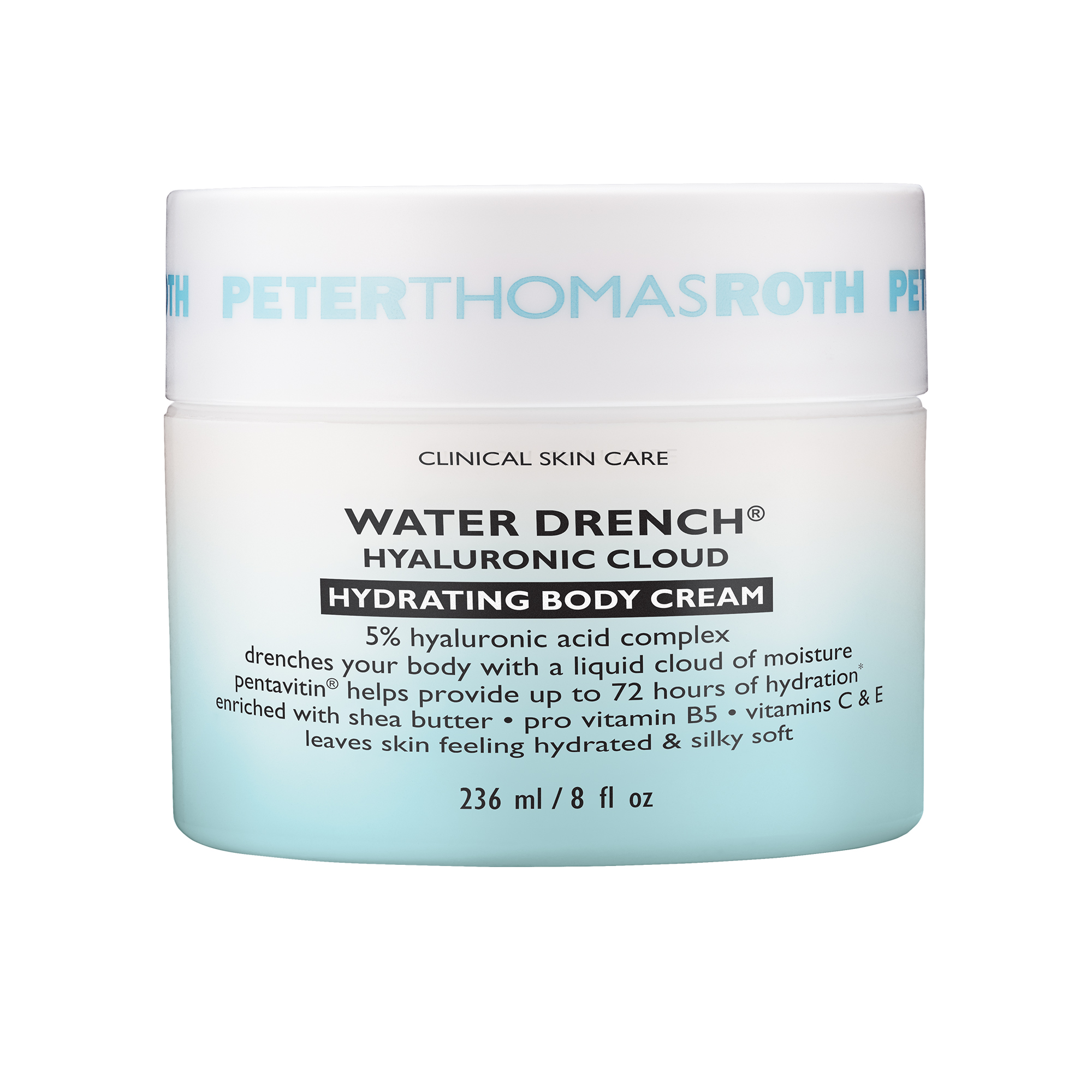 Peter Thomas Roth Unisex Water Drench Hyaluronic Cloud Hydrating Body Cream 236ml - One Size