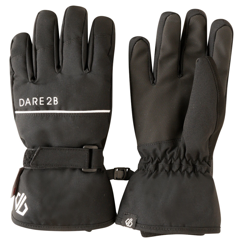 Dare 2B Boys Restart Insulated Lined Winter Gloves - Black - Size 6Y