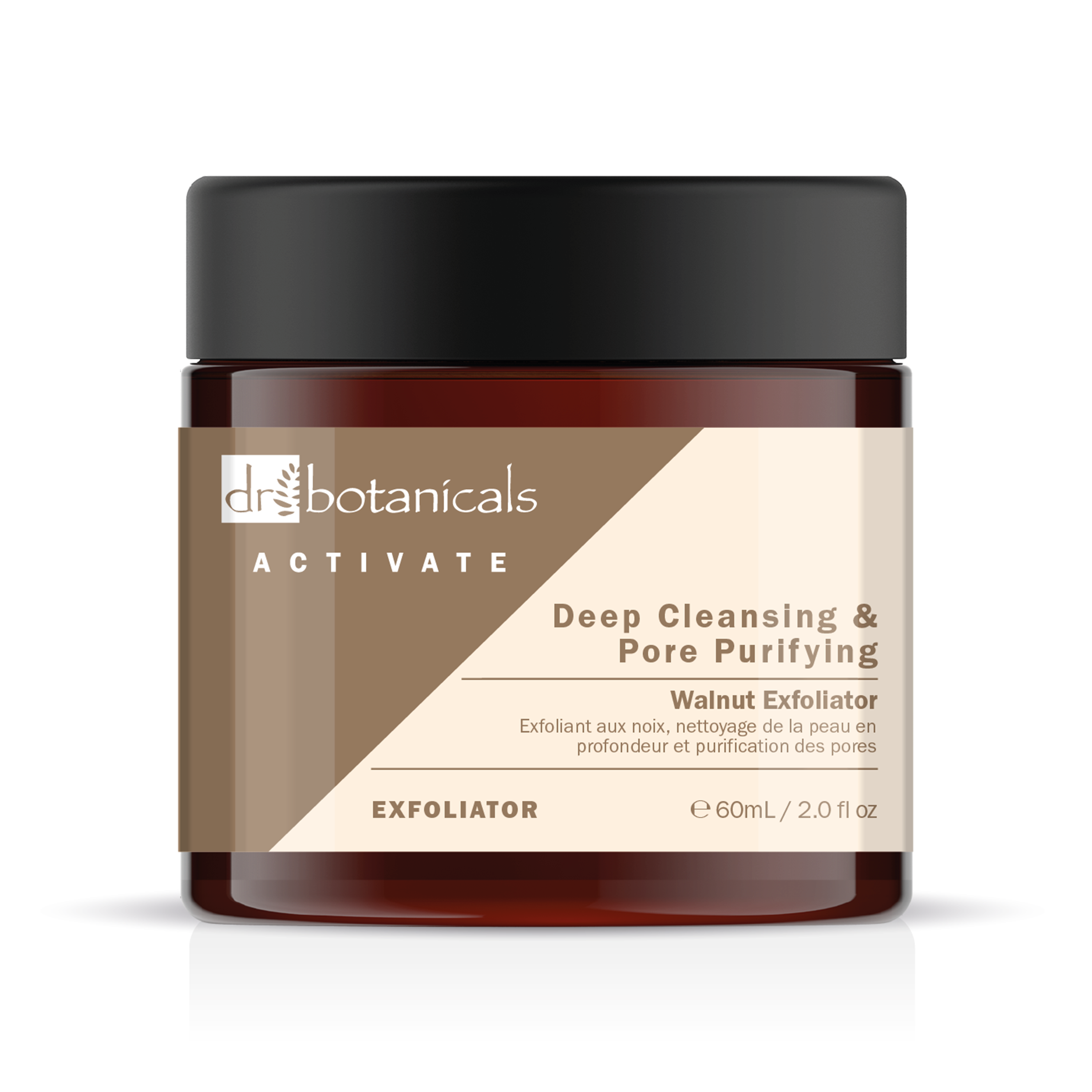 Dr. Botanicals Unisex Dr Activate Deep Cleansing & Pore Purifying Walnut Exfoliator 60ml - One Size