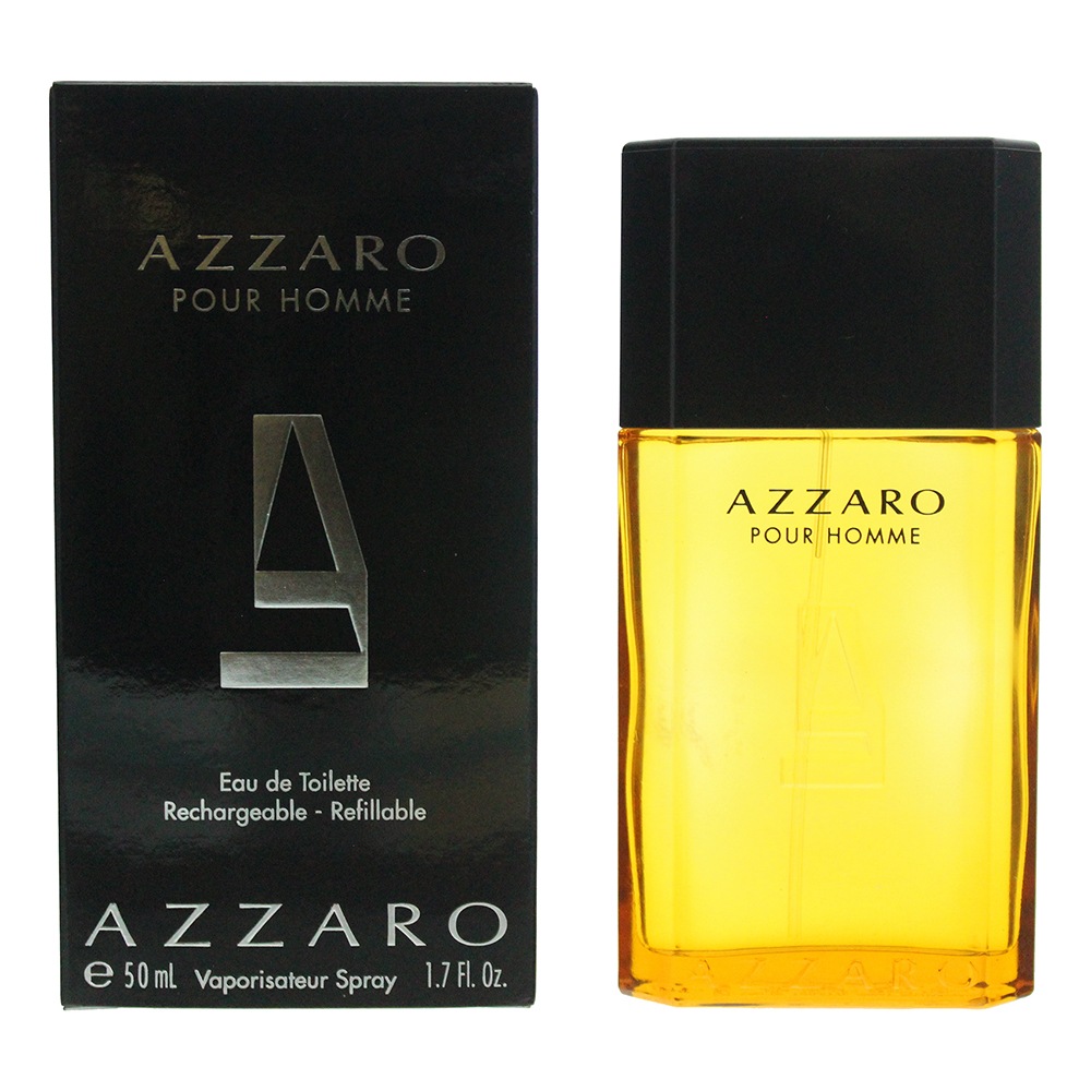 Azzaro Mens Pour Homme Refillable Eau de Toilette 50ml - NA - One Size