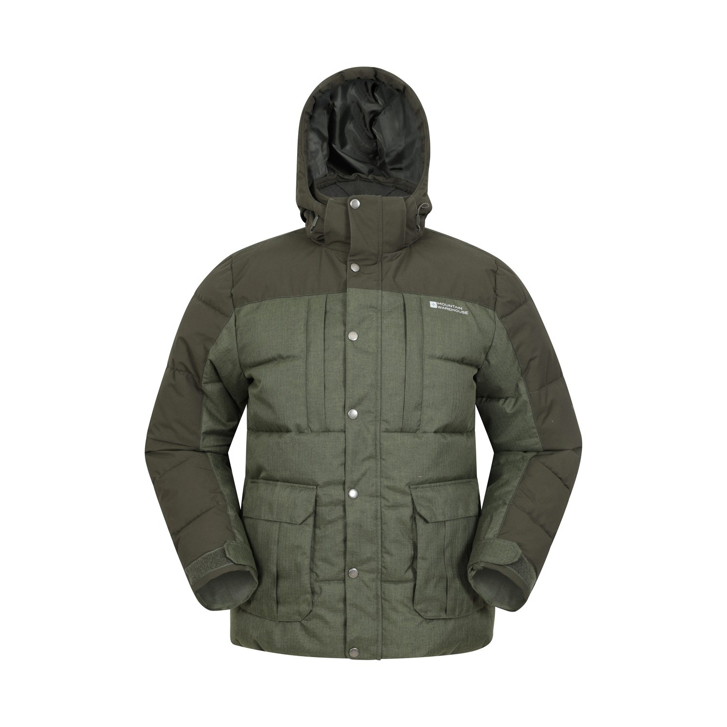 Mountain Warehouse Mens Shock Padded Jacket (Khaki Green) - Size Small