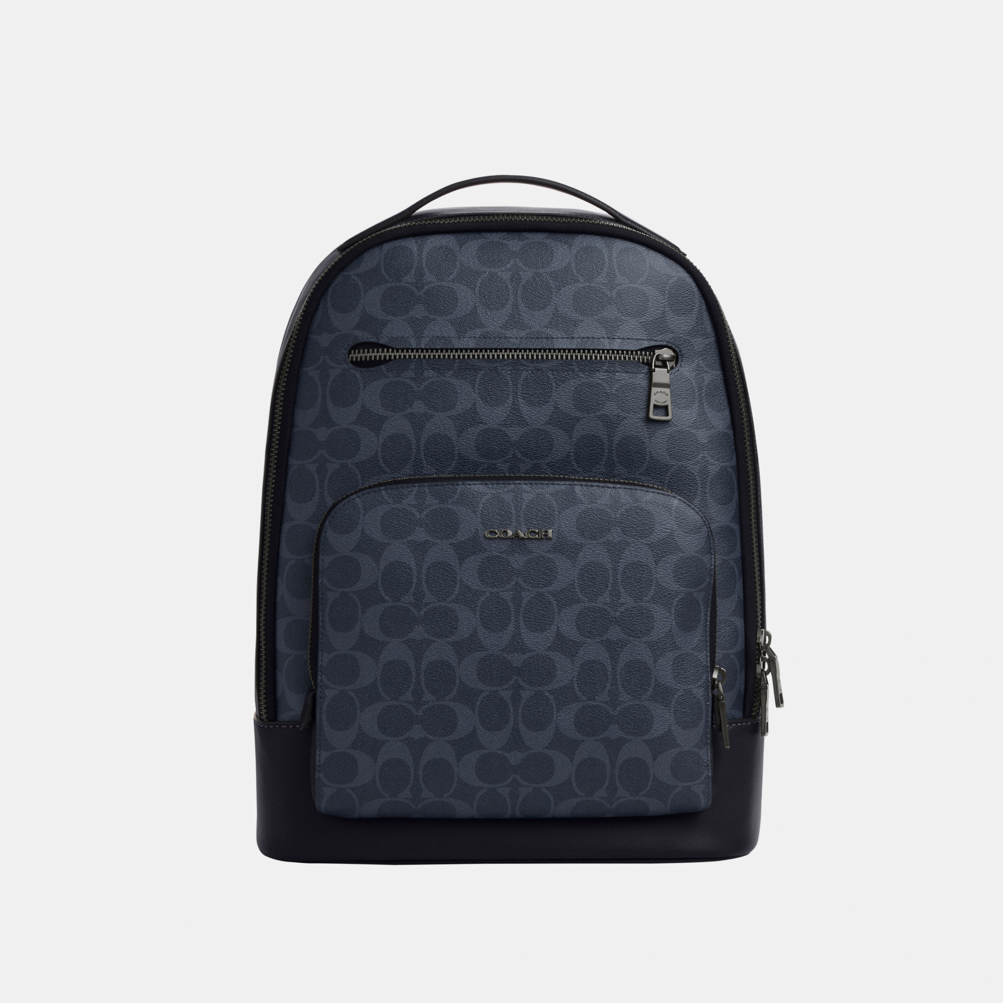 Coach Mens Ethan Backpack in Signature Denim - Dark Blue - One Size