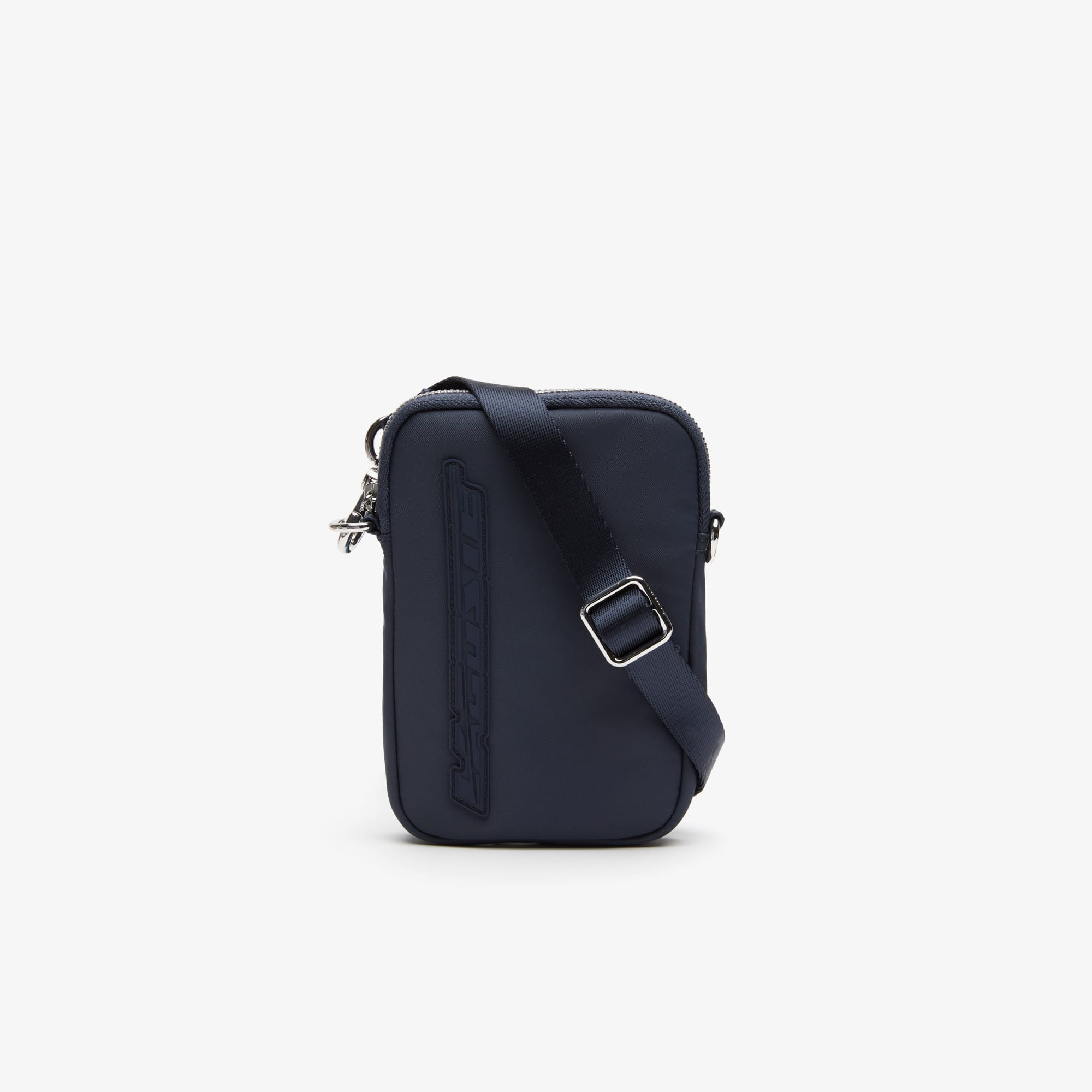 Lacoste Unisex Accessories Contrast Branding Smartphone Holder in Navy material_polyamide - One Size