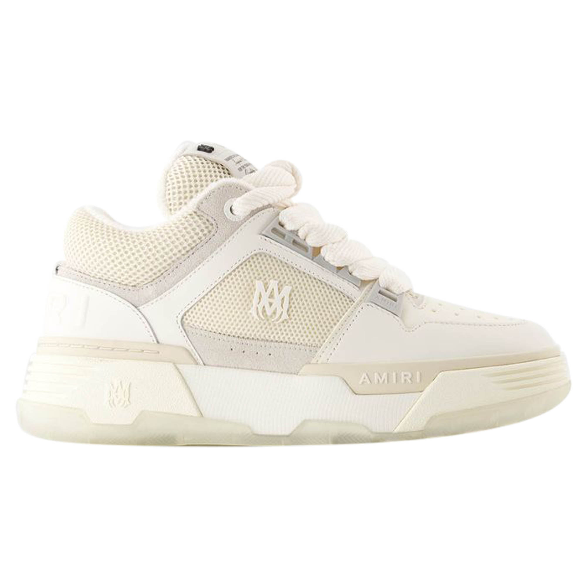 Amiri Womens Ma-1 Sneakers - - Leather - Beige material_Calfskin - Size EU 44