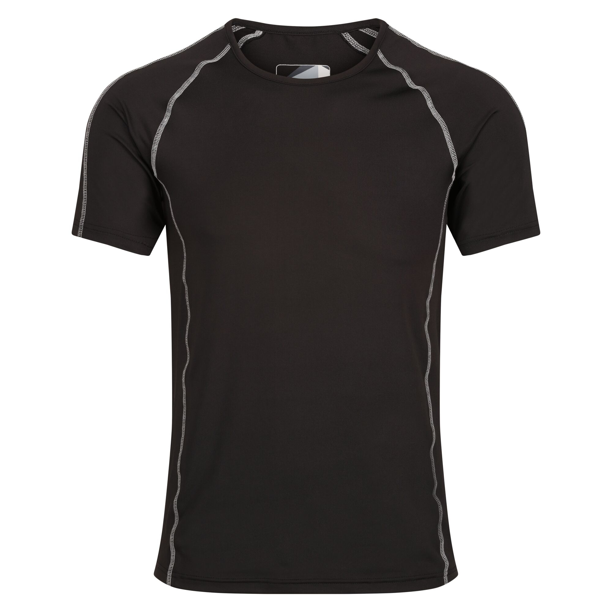 Regatta Mens Pro Short-Sleeved Base Layer Top (Black) - Size Large