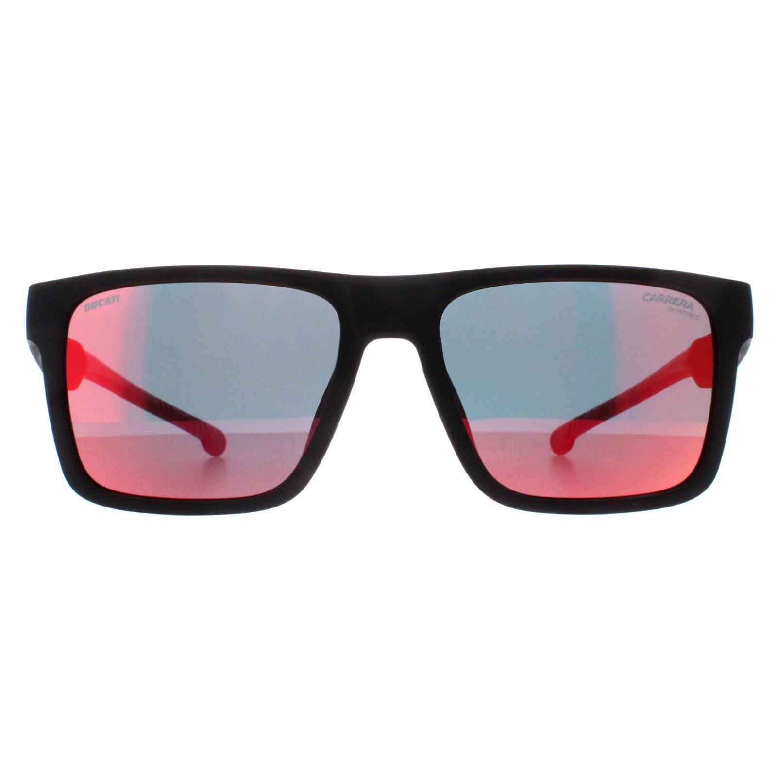 Carrera Square Mens Black and Red Red Multilayer Mirror Ducati CARDUC 021/S - One Size