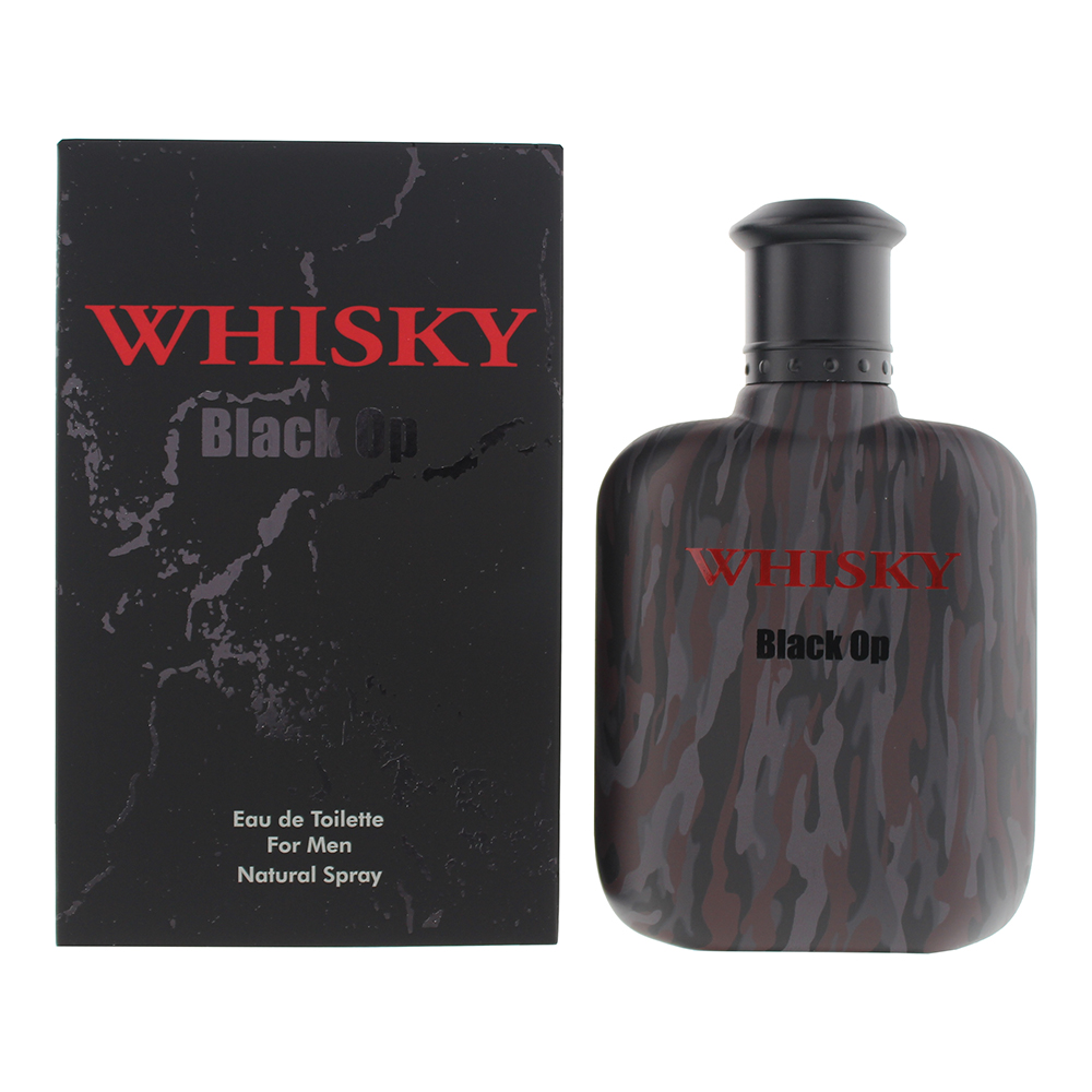 Evaflor Mens Whisky Black Op Eau De Toilette 100ml - One Size