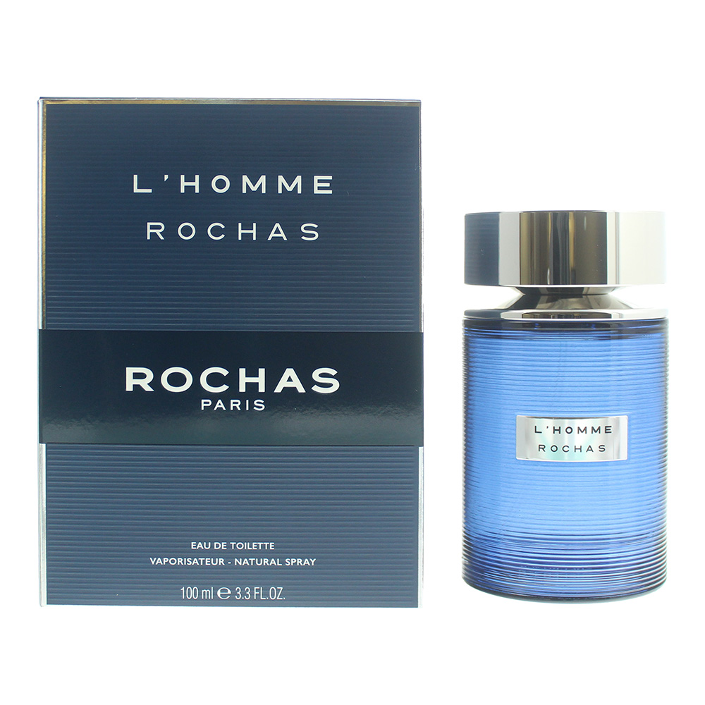 Rochas Mens L'Homme Eau de Toilette 100ml Spray For Him - Orange - One Size