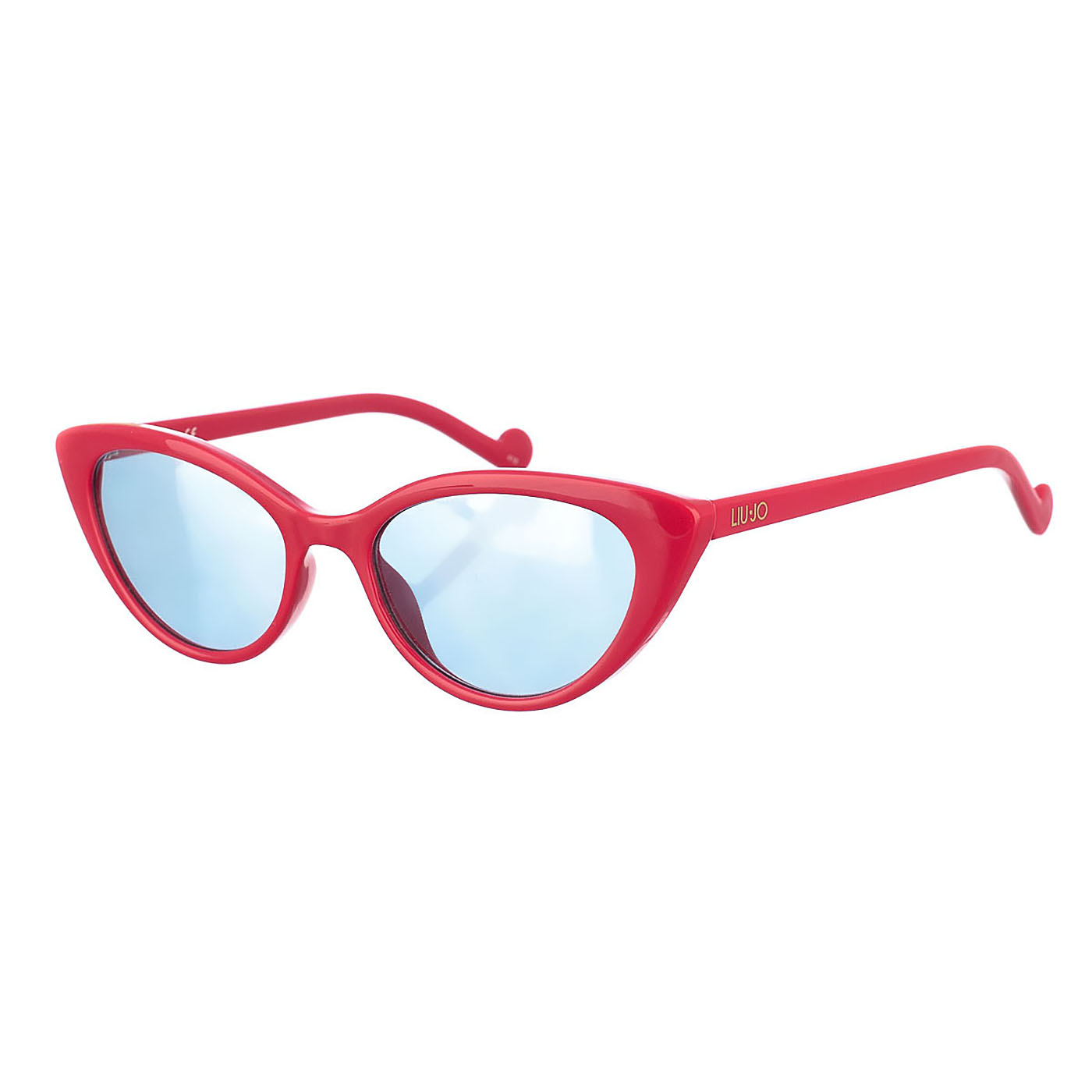 Liu Jo Womenss cat-eyes shaped acetate sunglasses LJ712S - Light Blue - One Size