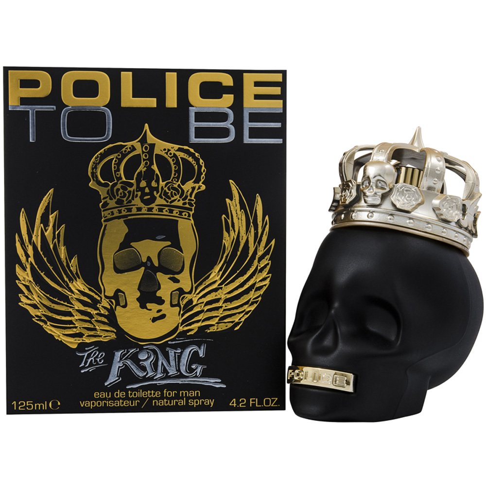 Police Mens To Be The King Eau de Toilette 125ml Spray For Him - Black - One Size