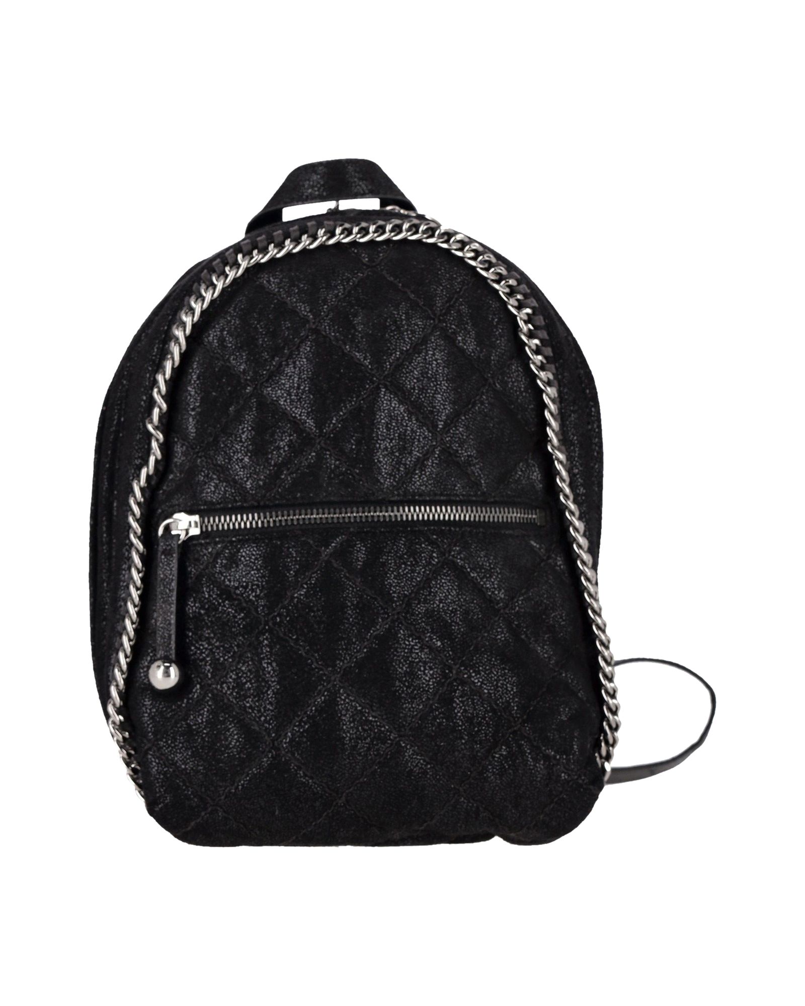 Stella McCartney Pre-owned Womens Falabella Backpack in Black Faux Leather - One Size