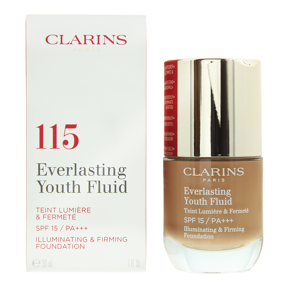 Clarins Womens Everlasting Youth Fluid Foundation 30ml 115 Cognac - NA - One Size