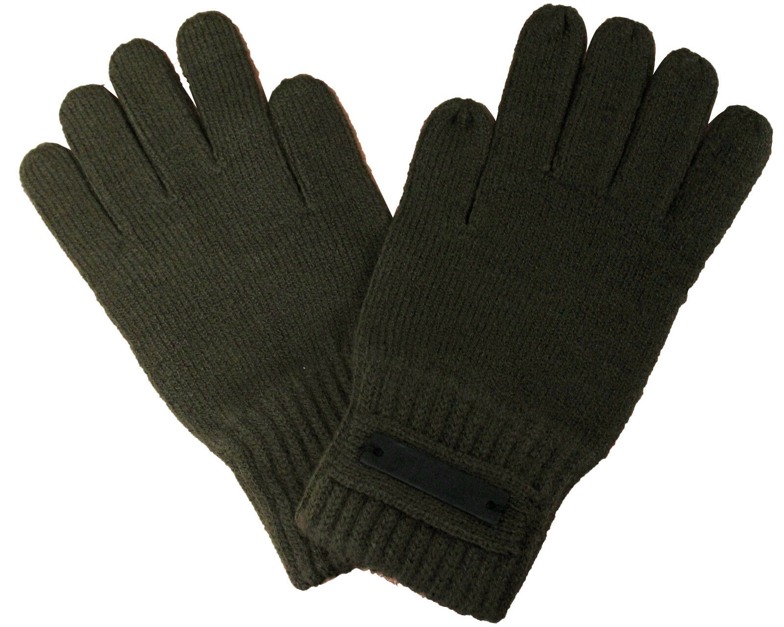 Puma Knitted Unisex Mens Womens Wooly Acrylic Shaw Gloves Khaki 040661 03 A187C Textile - Size 2XS