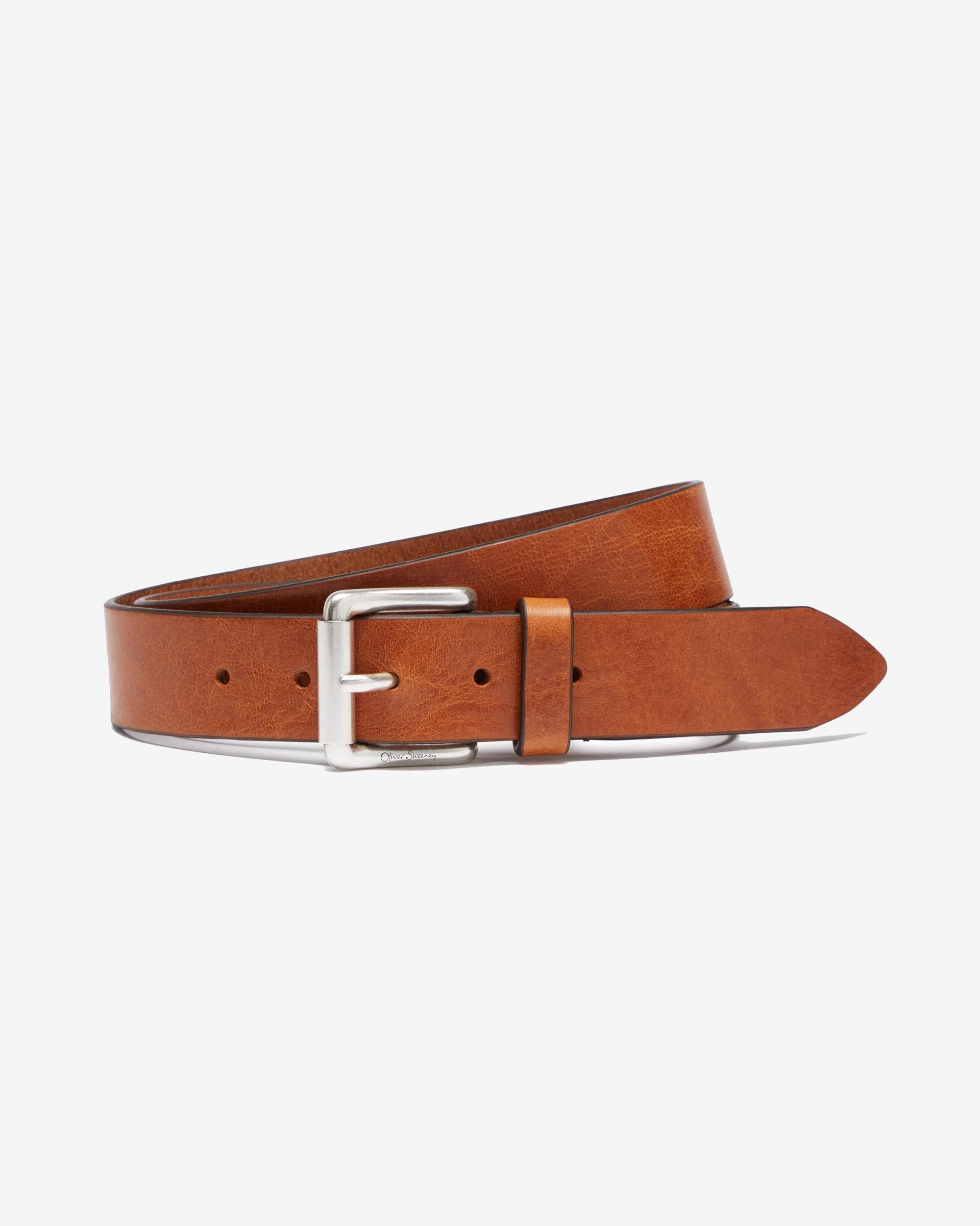 Oliver Sweeney Garda Mens Leather Belt - Rust - Size X-Large