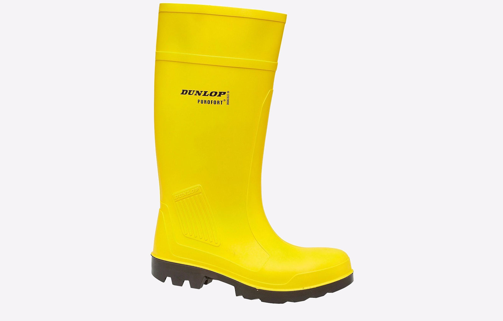 Dunlop Purofort Professional Full Safety Wellington Mens - Yellow - Size UK 8