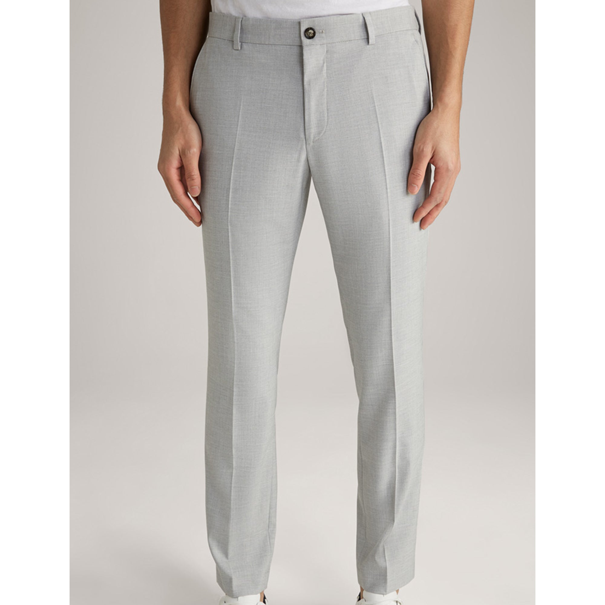 Joop Mens ! Hank Tailored Trousers - Light Grey - Size 38R