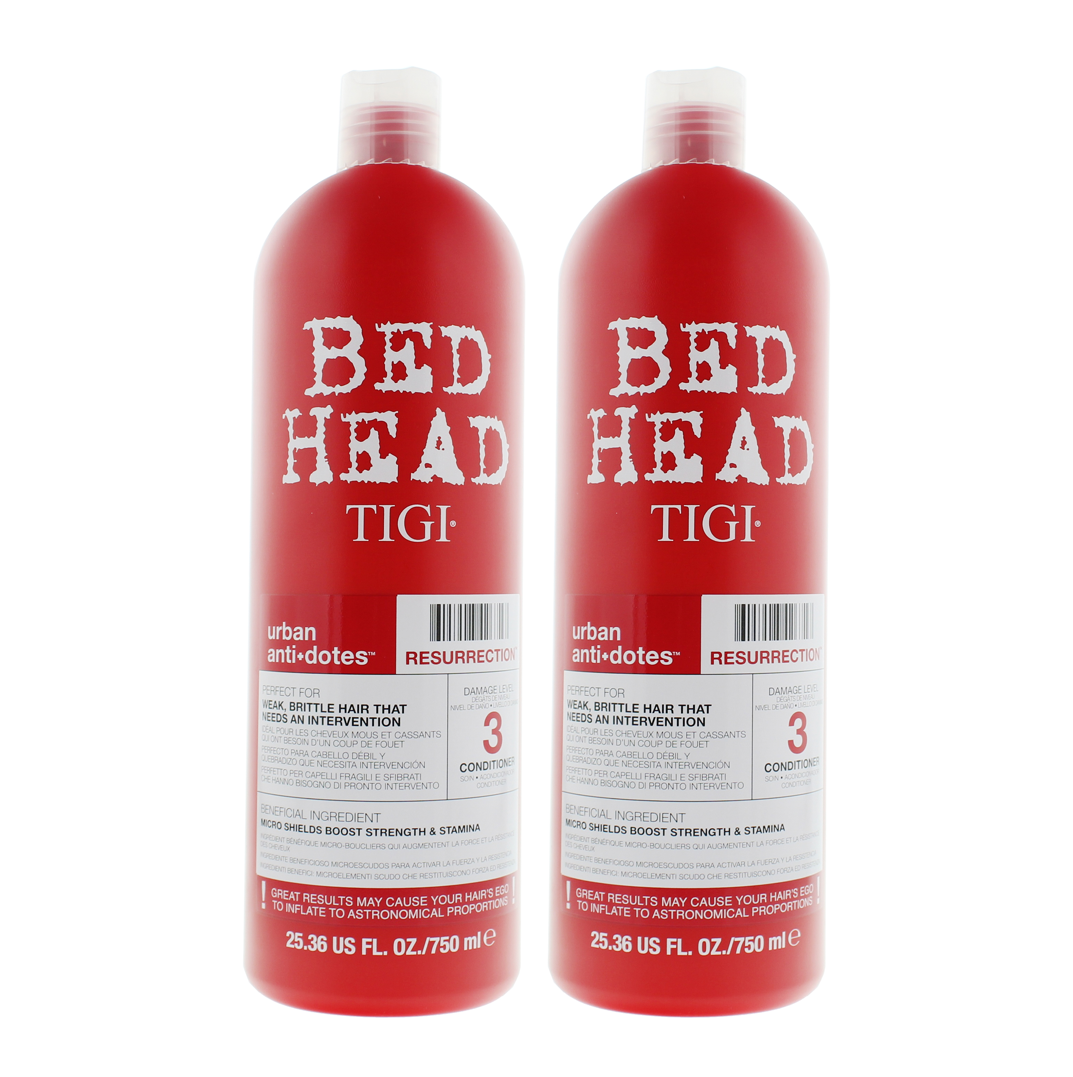 Tigi Womens Bed Head Resurrection Conditioner 750ml x 2 - NA - One Size