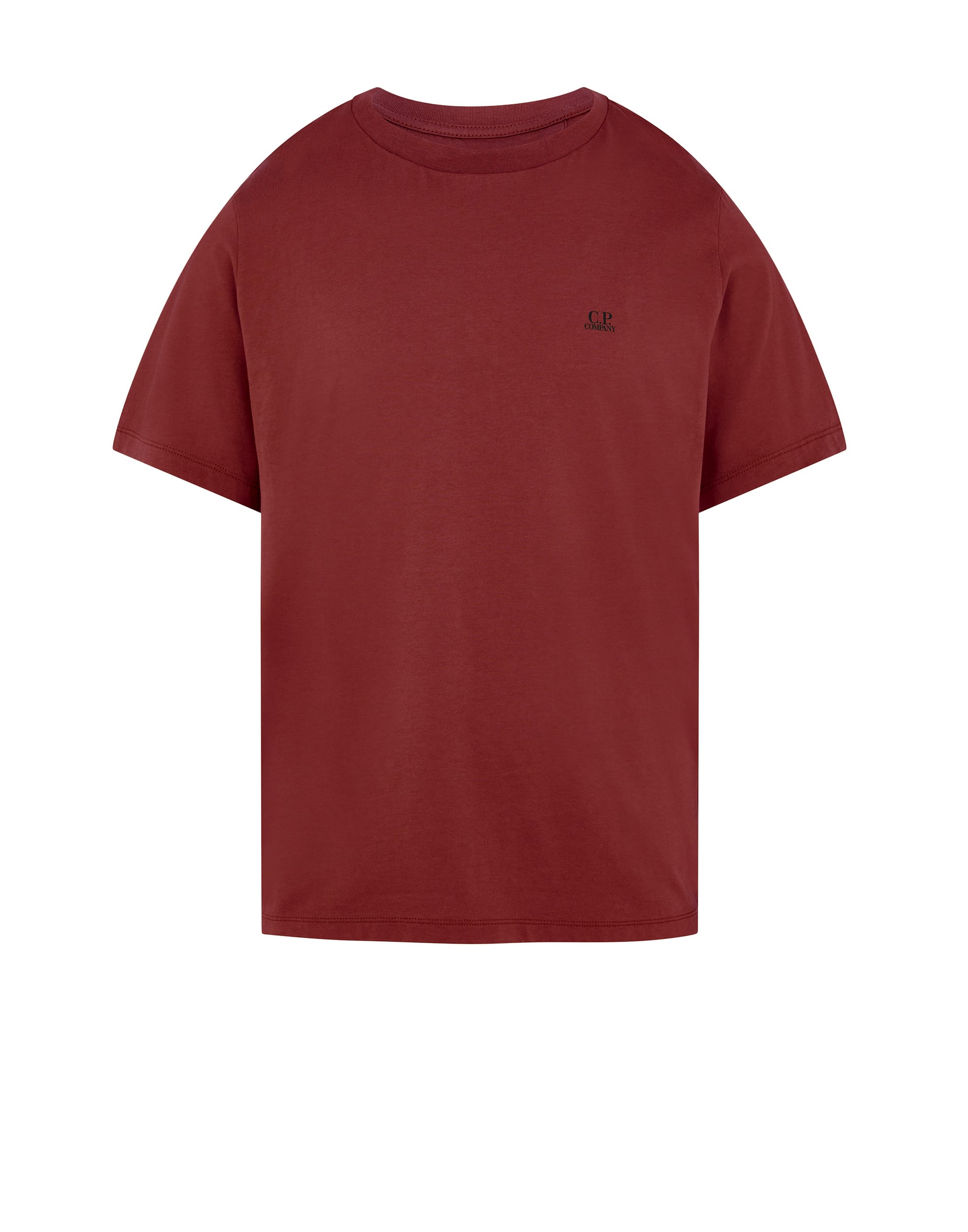 C.P. Company Mens Small Logo T-Shirt in Red material_cotton - Size X-Small