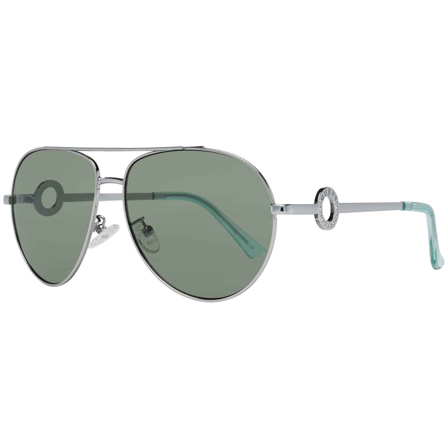 Guess Womens Sunglasses GF0364 10X 59 - Silver Metal (archived) - One Size