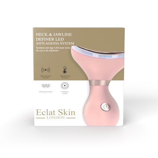 Eclat Skin London Rose Gold Neck & Jawline Definer LED anti-ageing system - Blue - One Size