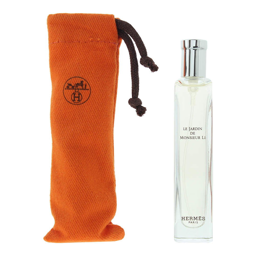 Hermes Mens Le Jardin De Monsieur Li Eau de Toilette 15ml Spray for Him in Pouch - One Size