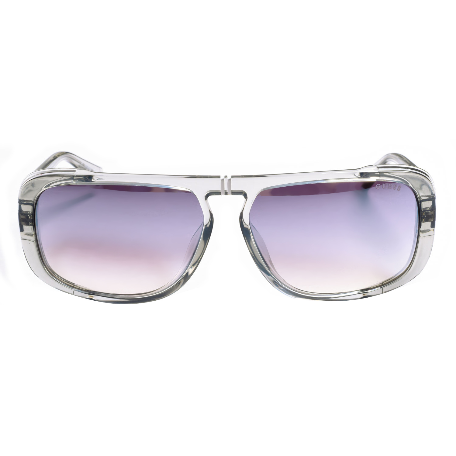 Guess Womenss acetate sunglasses with rectangular shape GU00082 - Grey - One Size