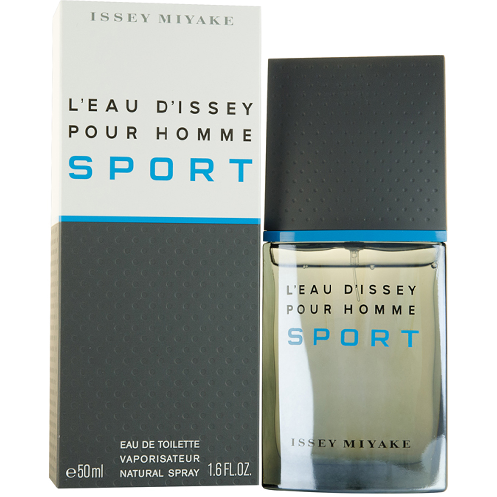 Issey Miyake Mens L'Eau D'Issey Pour Homme Sport Eau de Toilette 50ml Spray For Him - NA - One Size