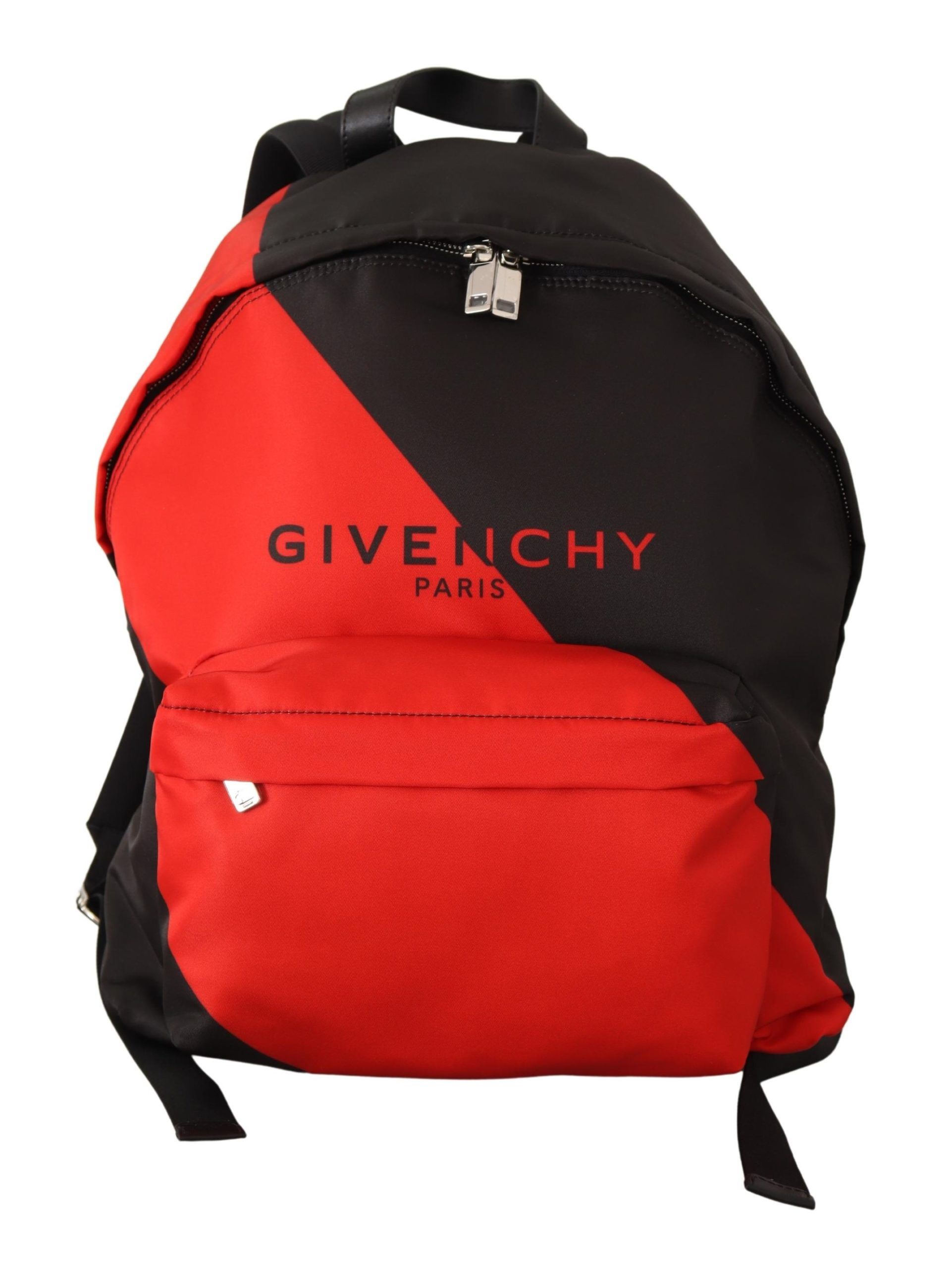 Givenchy Mens Red & Black Nylon Urban Backpack - One Size