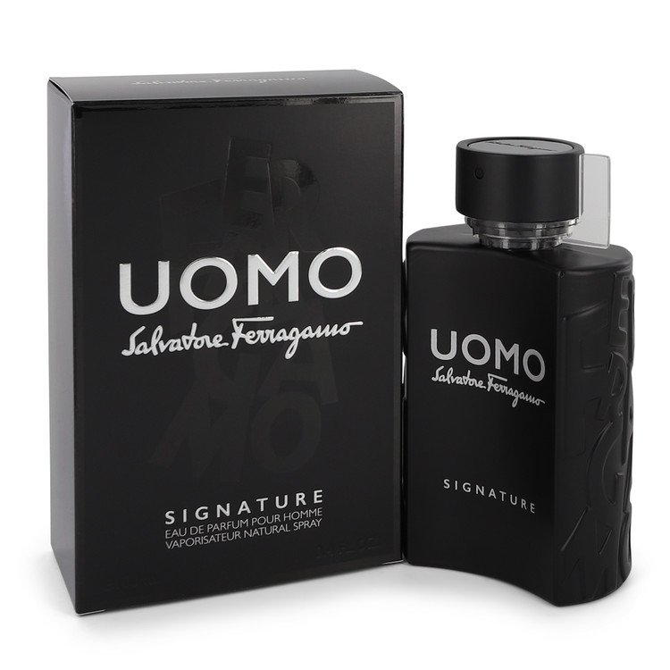 Salvatore Ferragamo Mens Uomo Signature Eau de Parfum 100ml Spray For Him - Orange - One Size