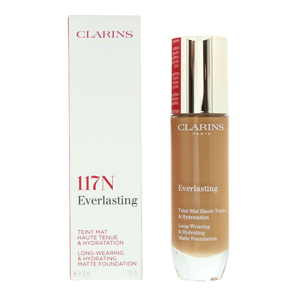 Clarins Womens Everlasting Long Wearing & Hydrating Foundation 30ml 117N Hazelnut - NA - One Size