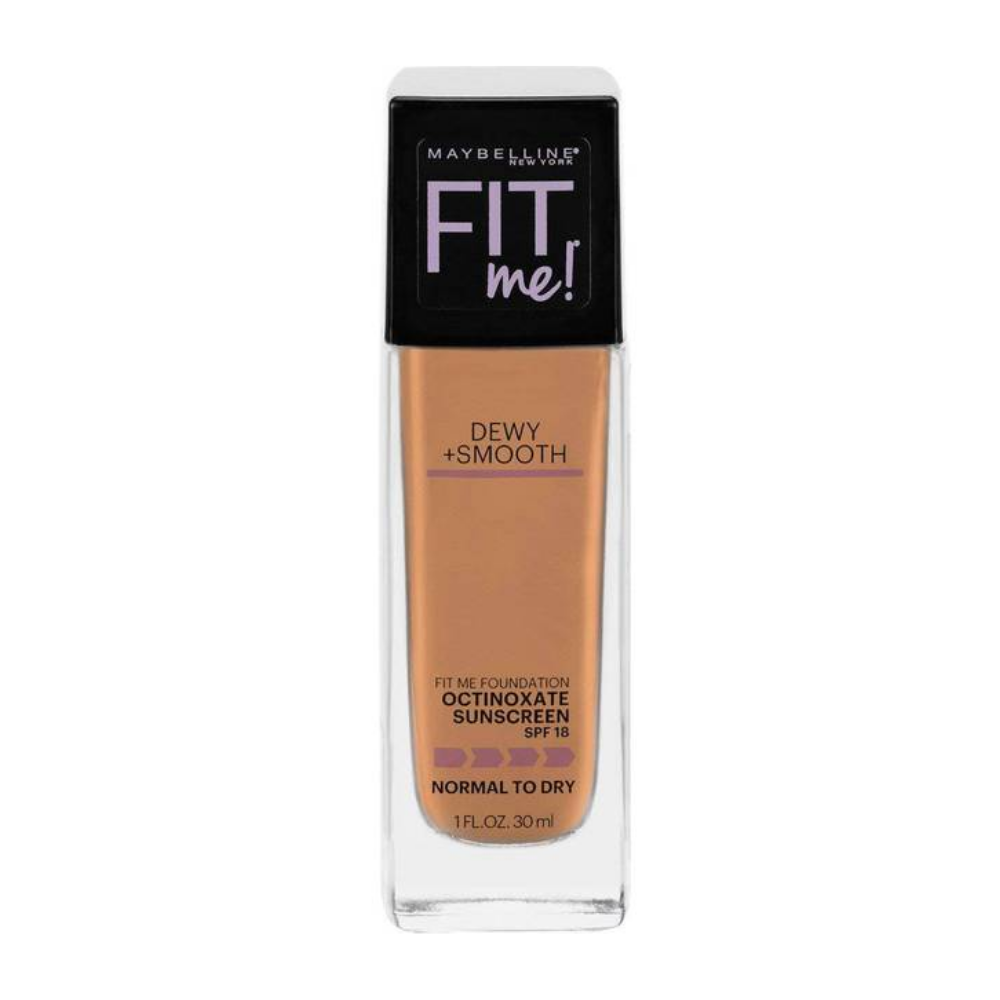 Maybelline New York Womens Fit Me Dewy + Smooth Foundation 30ml - 315 Soft Honey - NA - One Size