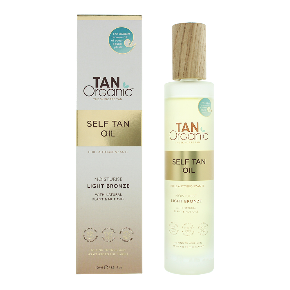 TanOrganic Unisex Self-Tan Oil 100ml Light Bronze - One Size