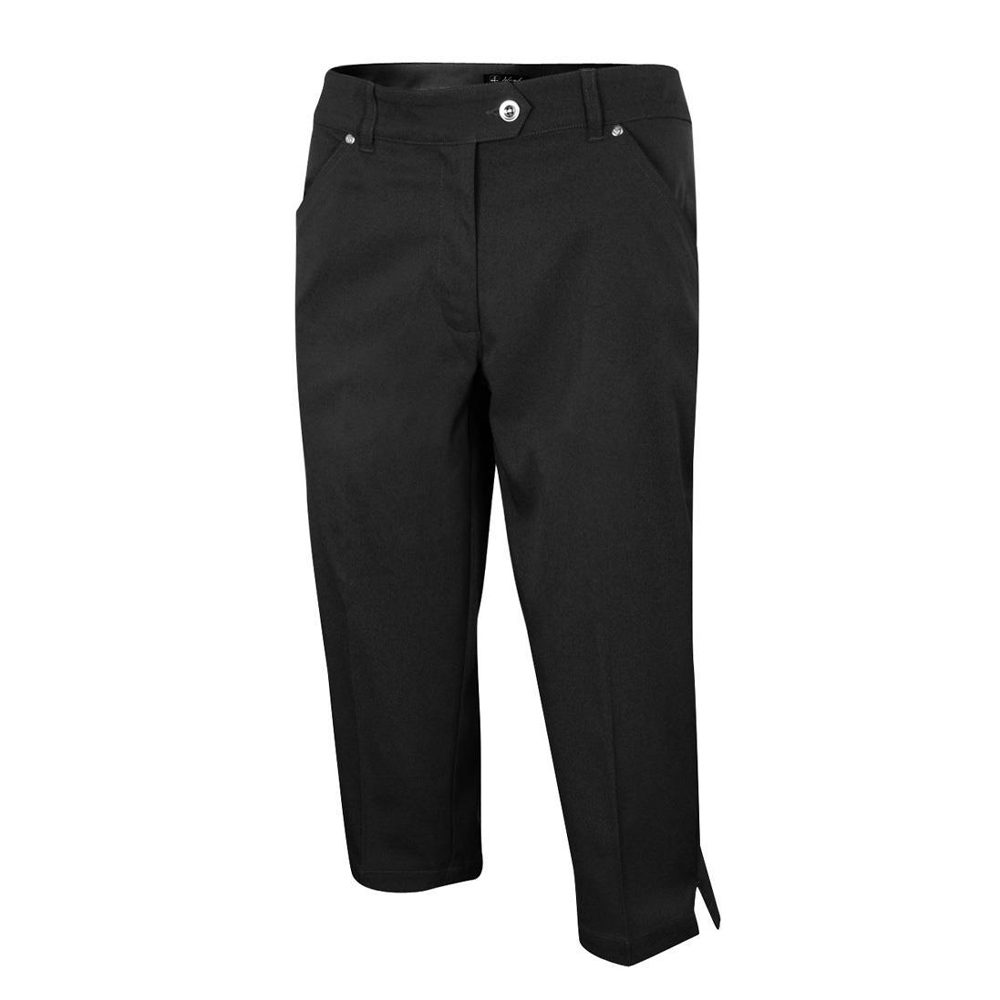 Island Green Womens/Ladies Golf Capri Trousers (Black) - Size 8 UK