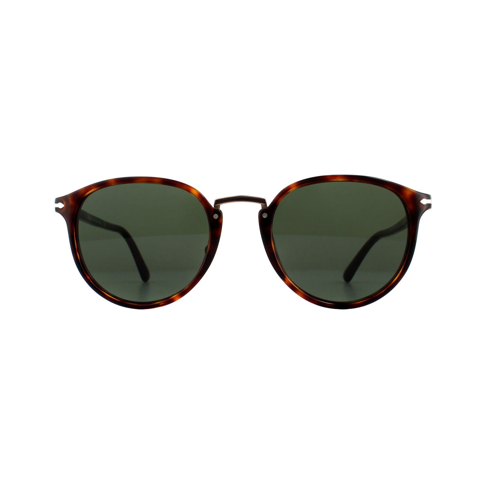 Persol Mens Sunglasses PO3210S 24/31 Havana Green - Brown - One Size