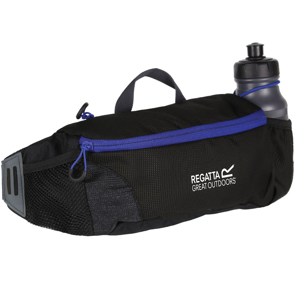 Regatta Mens Unisex Blackfell III Durable Waistpack With Bottle - Black - One Size