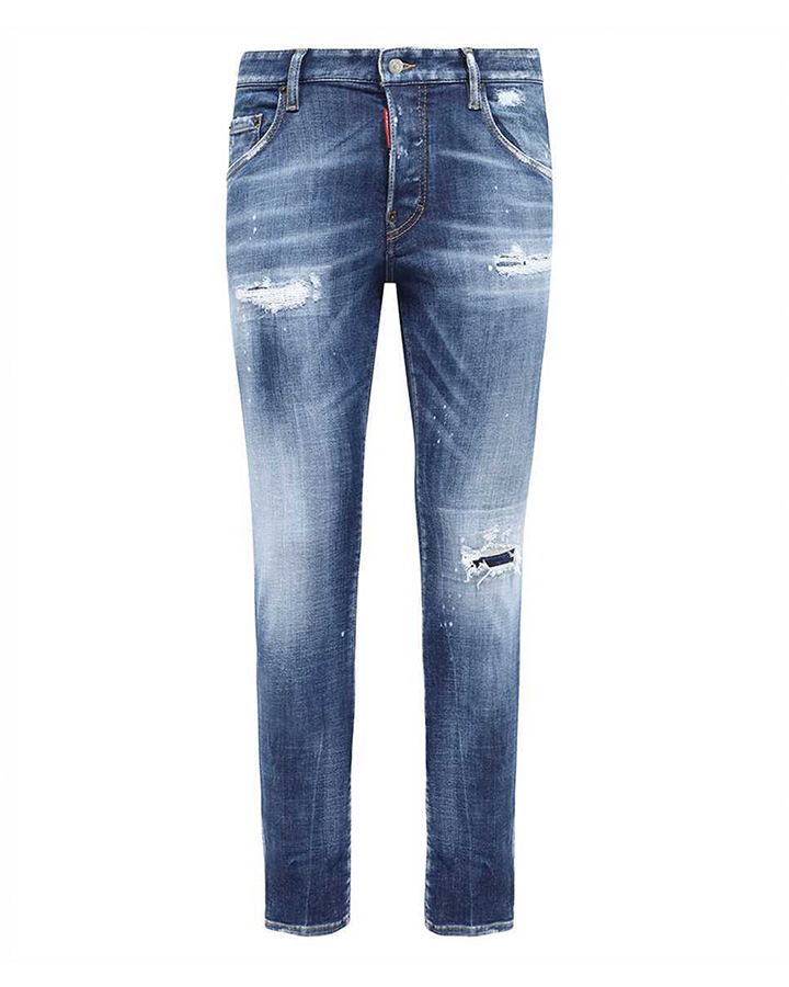 Dsquared2 Mens Basic Wash Cool Guy Jeans in Blue material_denim - Size 38W/32L