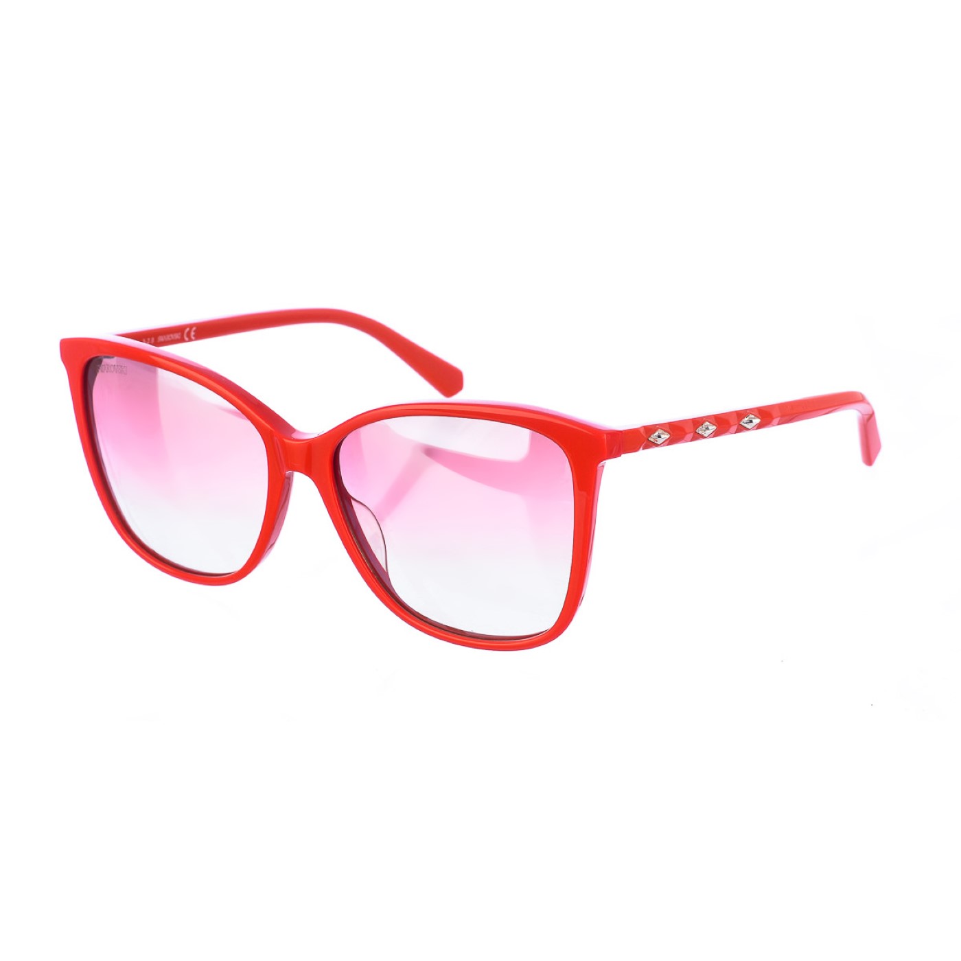 Swarovski Womens Metal sunglasses with oval shape SK0222S women - Pink - One Size