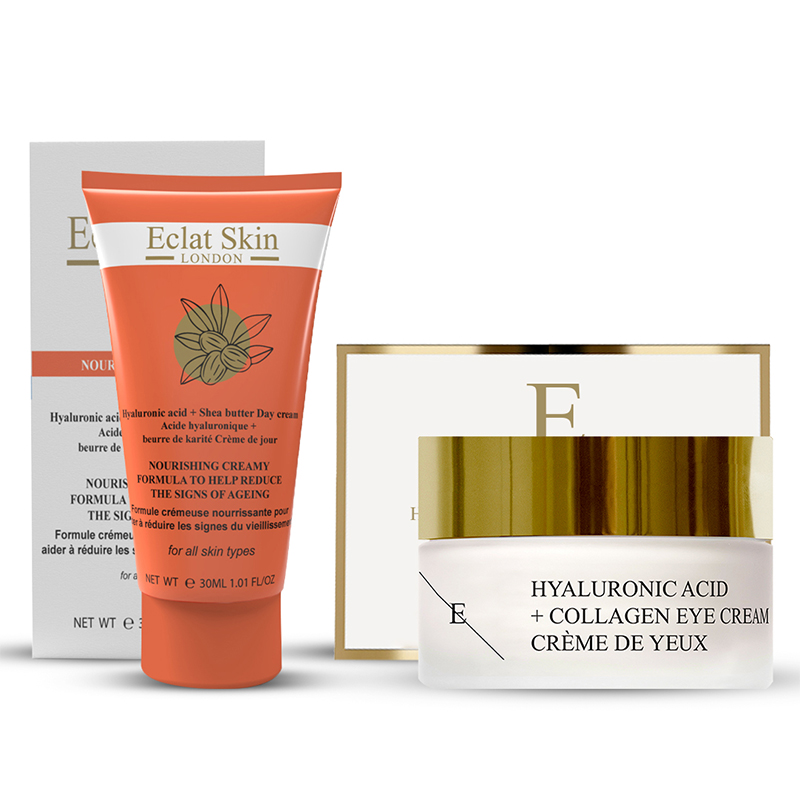 Eclat Skin London Unisex Hyaluronic Acid + Collagen Eye Cream + + Shea butter Day - One Size