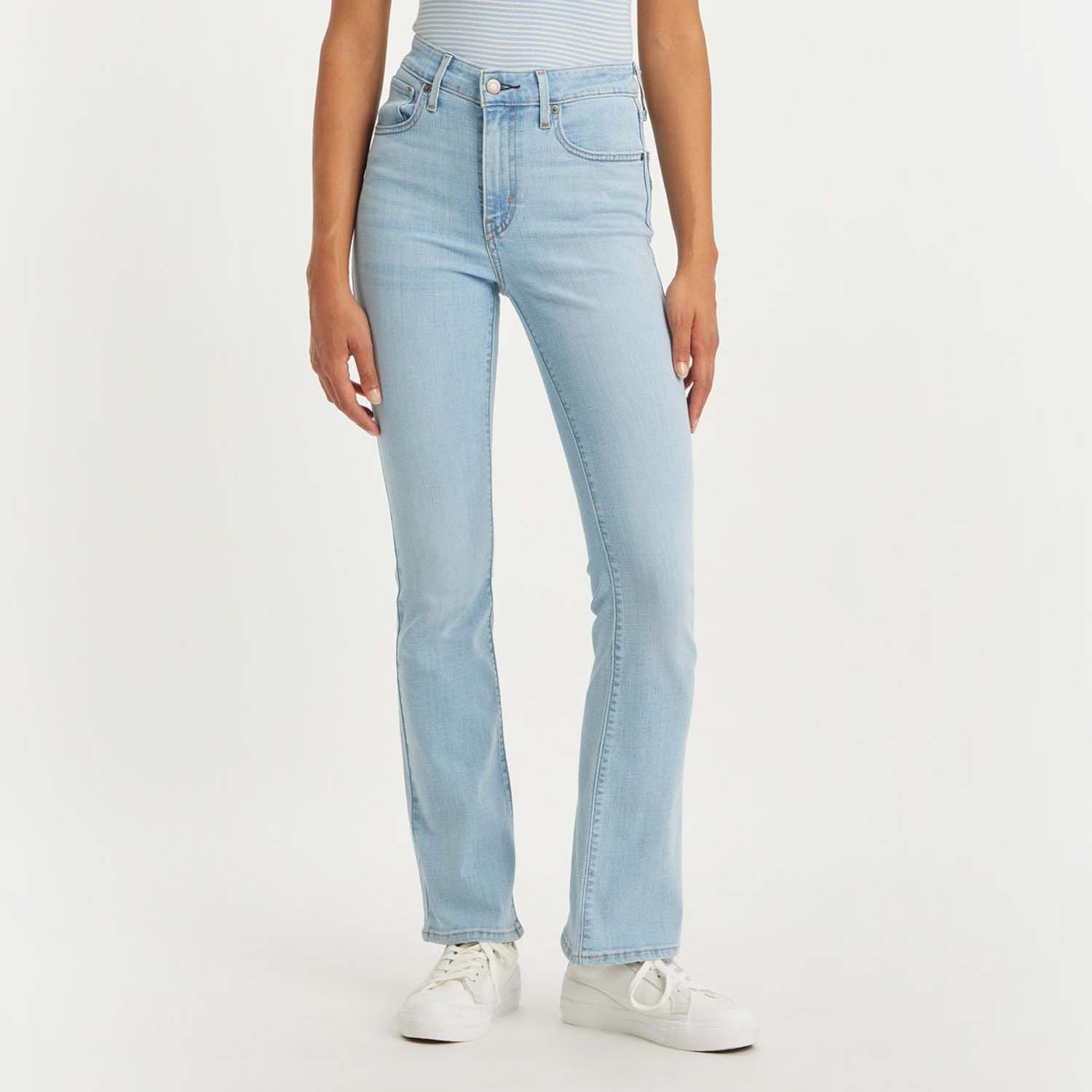 Levi's Womenss Levis 725 Heritage Bootcut Jeans in Light Blue material_cotton - Size 29W/32L