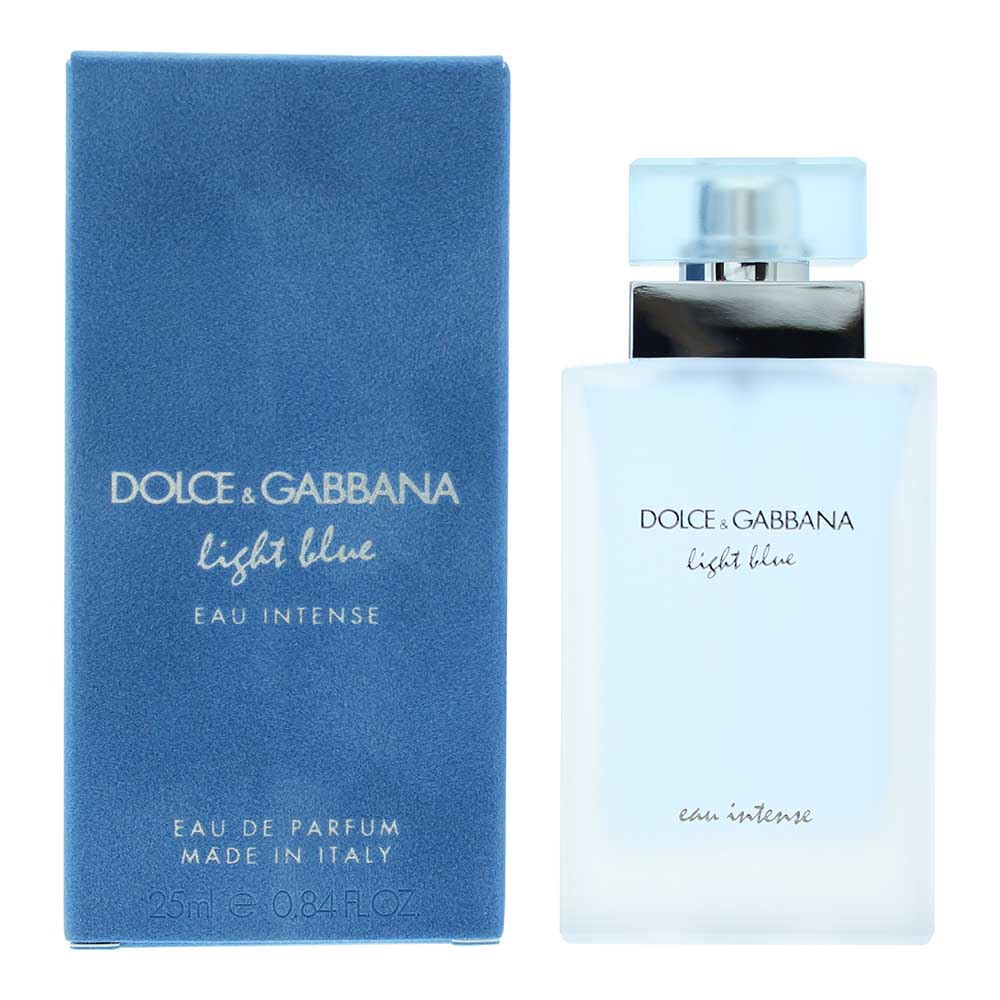 Dolce & Gabbana Womens Light Blue Eau Intense Eau de Parfum 25ml Spray for Her - One Size