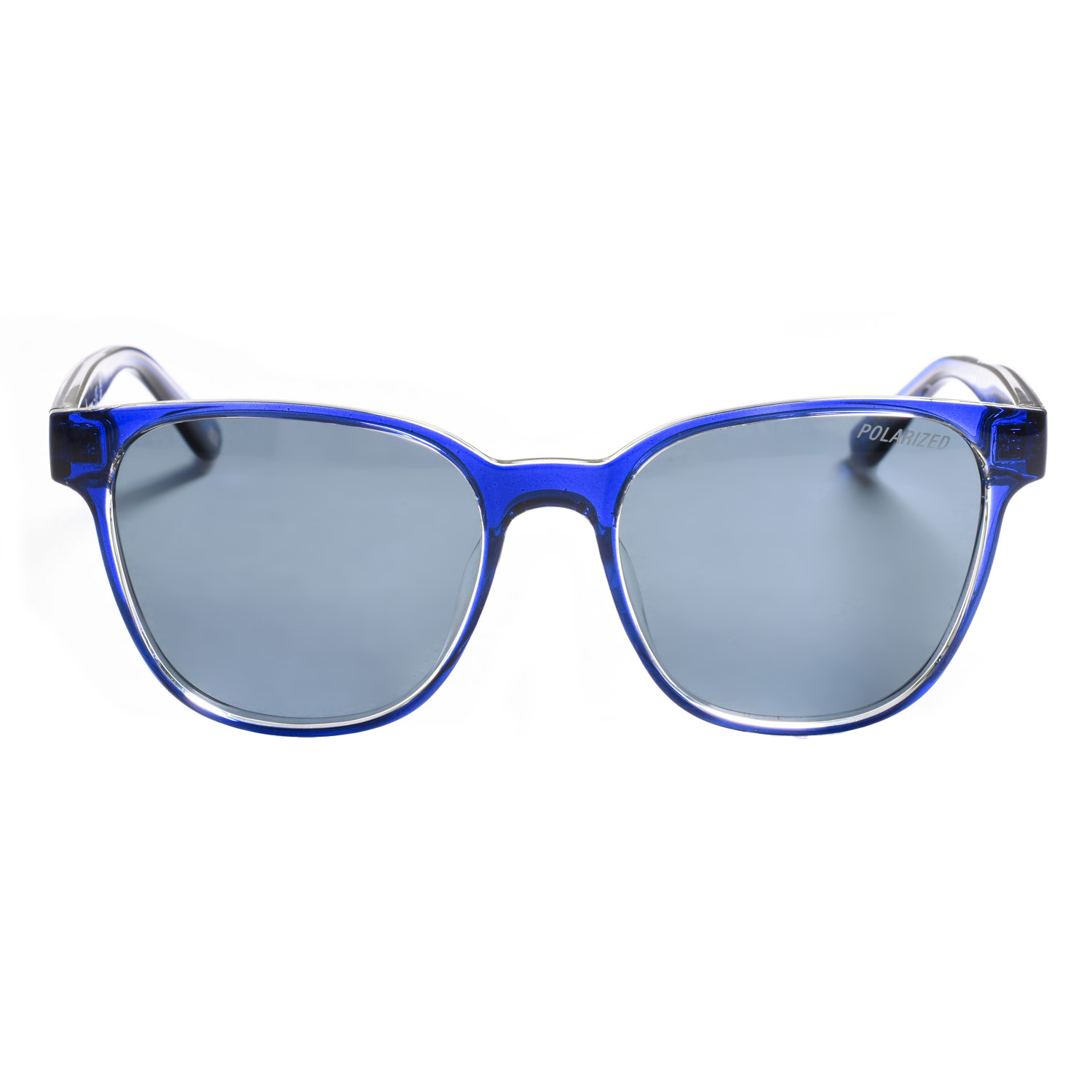 Skechers Womenss polarized acetate sunglasses with round shape SE6277S - Blue - One Size