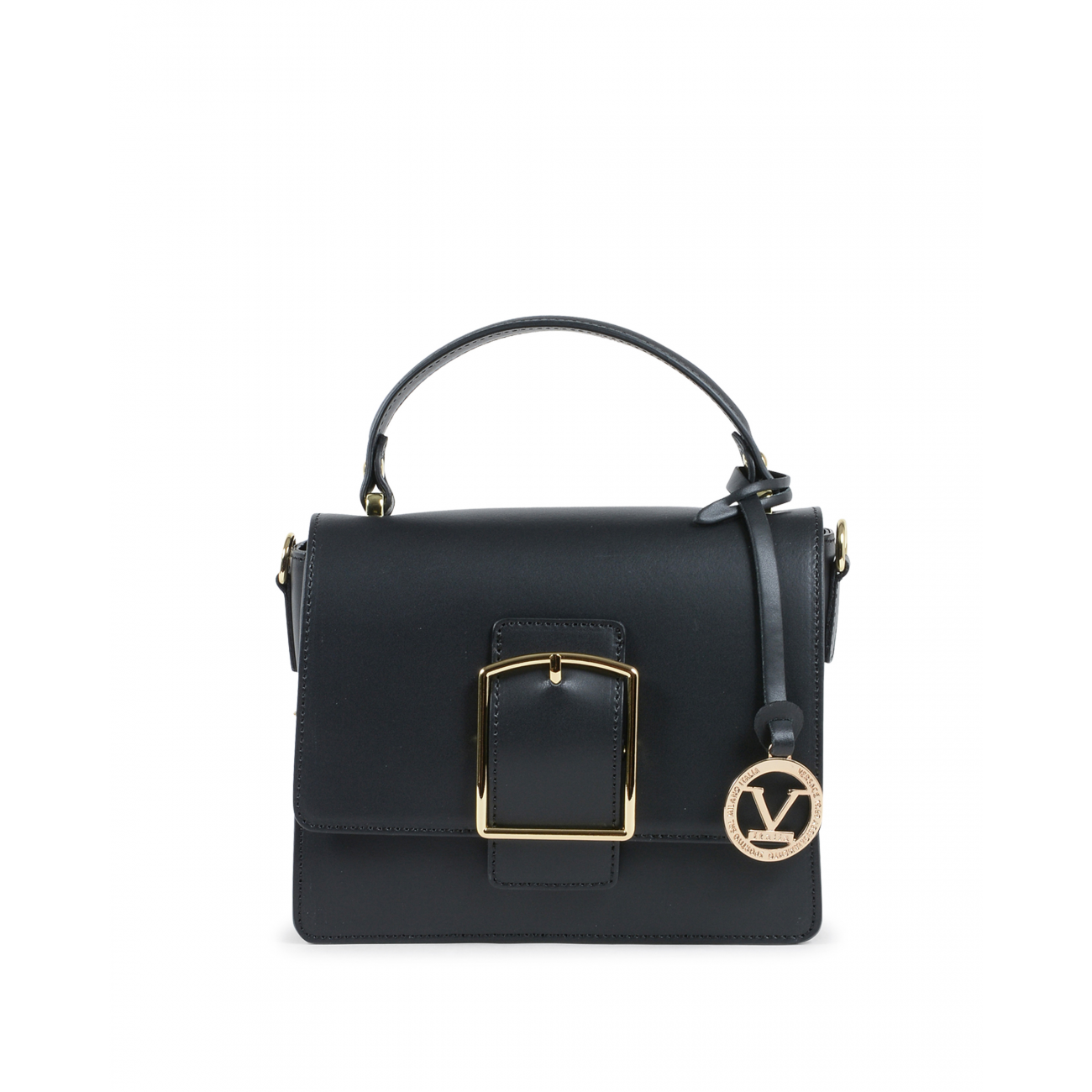 Versace 1969 Abbigliamento Sportivo Srl Milano Italia 19V69 Womens Handbag Black V505 52 RUGA NERO Leather - One Size