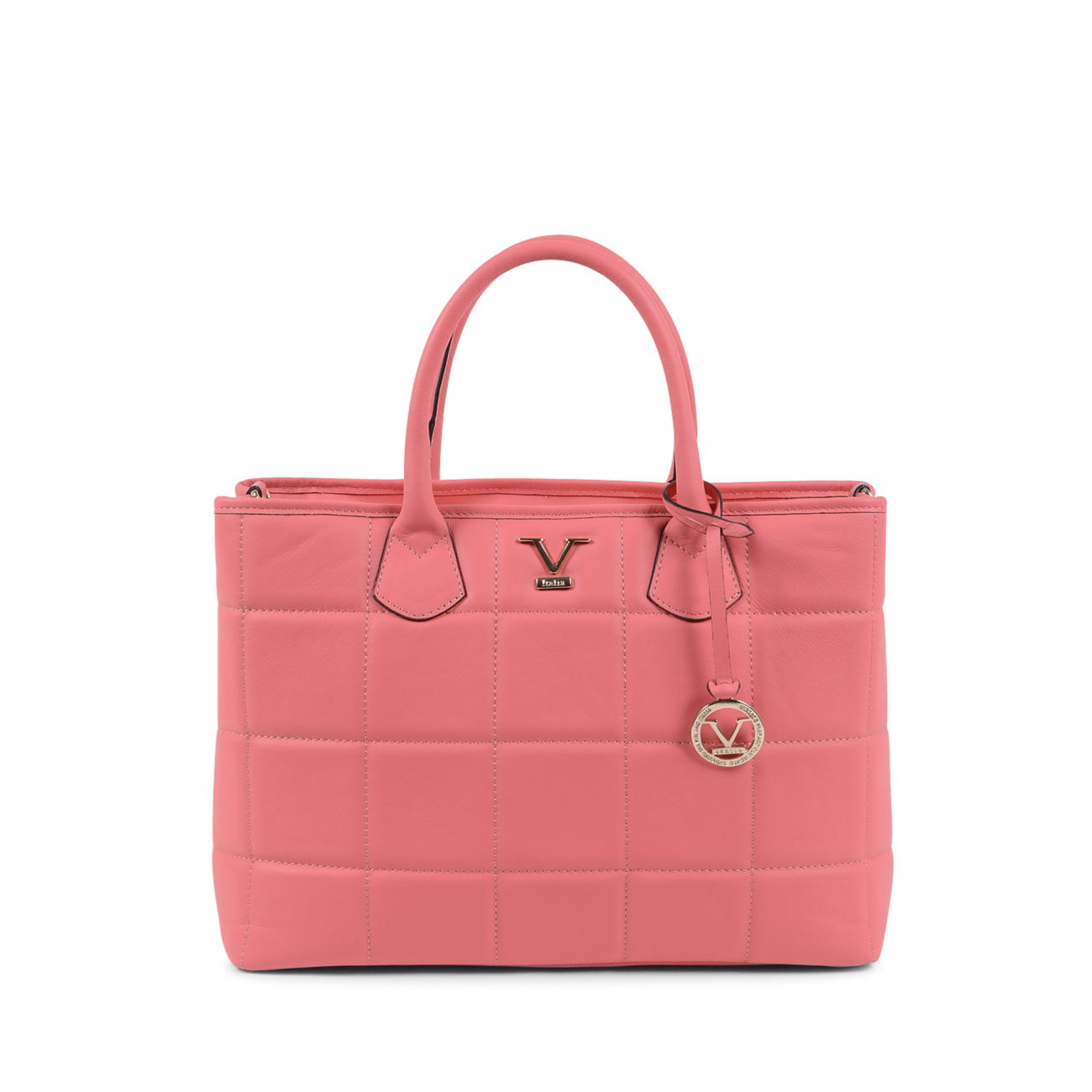 Versace 1969 Abbigliamento Sportivo Srl Milano Italia 19V69 Womens Handbag Pink BH10232 52 SAUVAGE GERANIO Leather - One Size