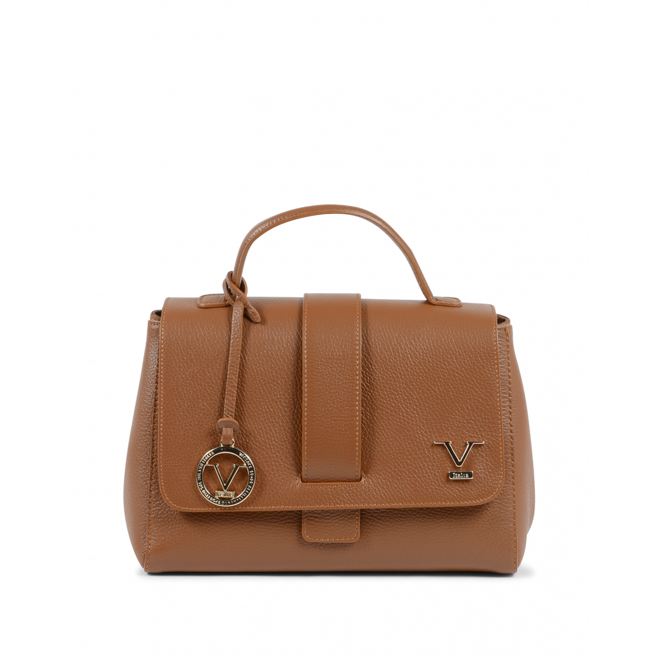 Versace 1969 Abbigliamento Sportivo Srl Milano Italia 19V69 Womens Handbag Tan BC10280 52 DOLLARO CUOIO Leather - One Size