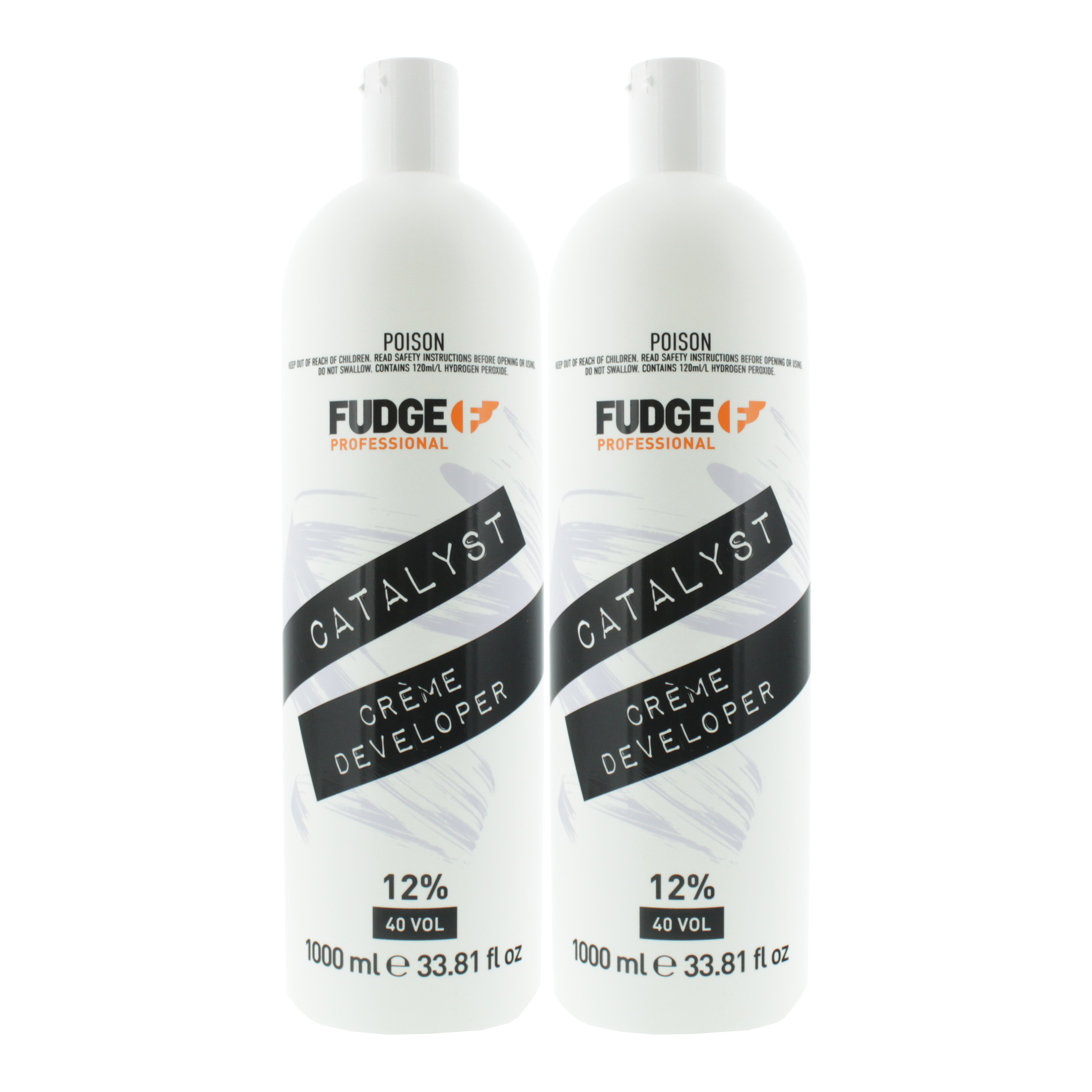 Fudge Womens Professional Catalyst Cream Developer 1000ml - 12% 40 Volume x 2 - One Size