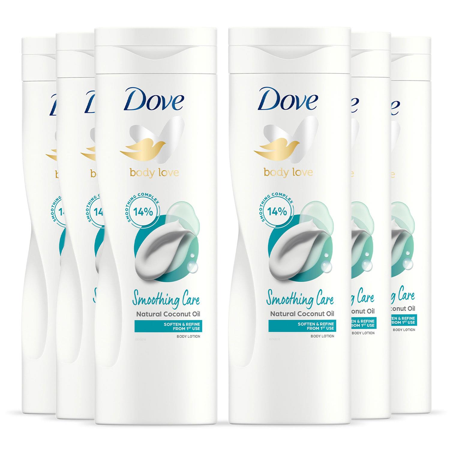 Dove Nourishing Secrets Body Lotion with Coconut Oil & Almond Milk, 6x400ml - NA - One Size