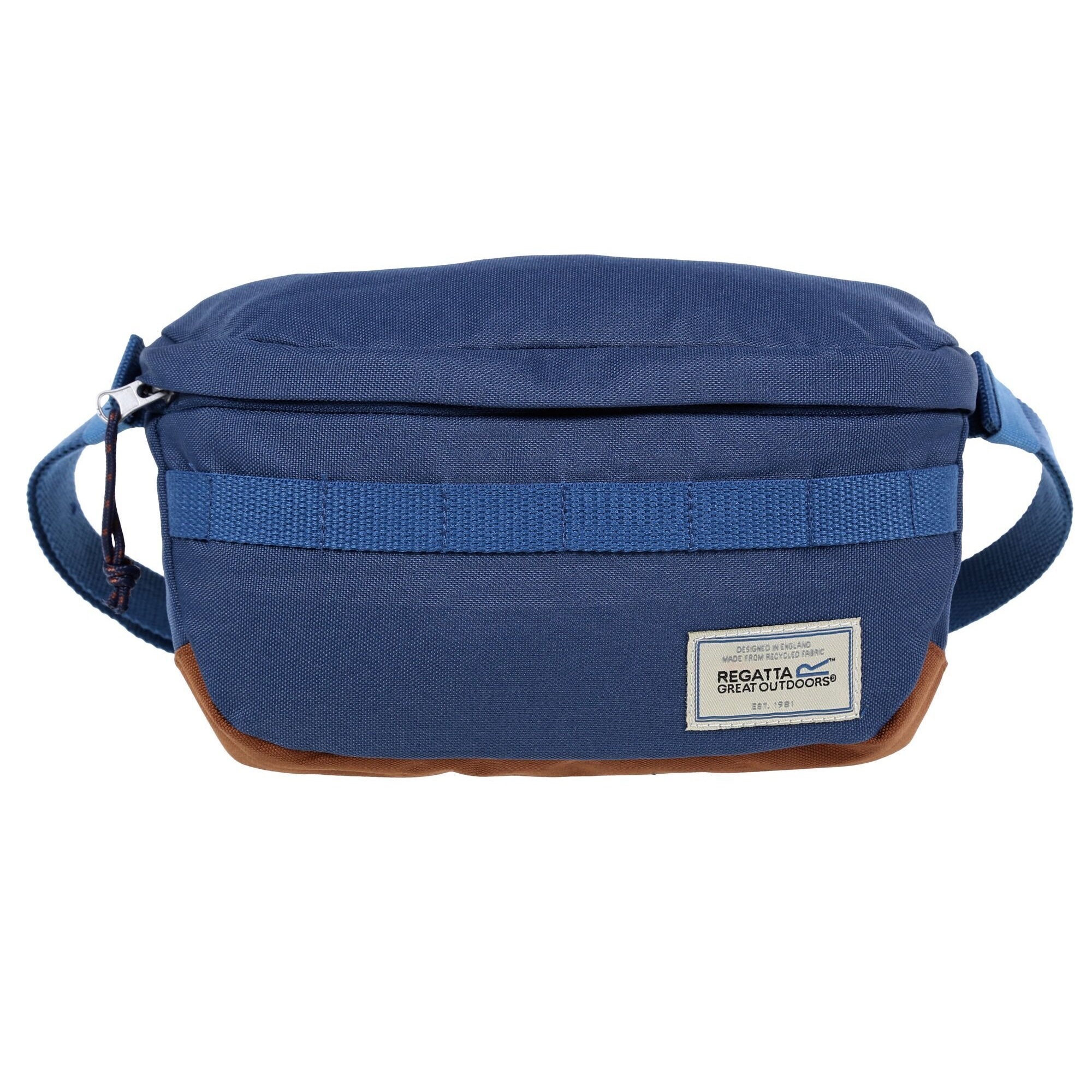 Regatta Unisex Stamford Waist Bag (Dark Denim/Stellar Blue/Brown) - One Size