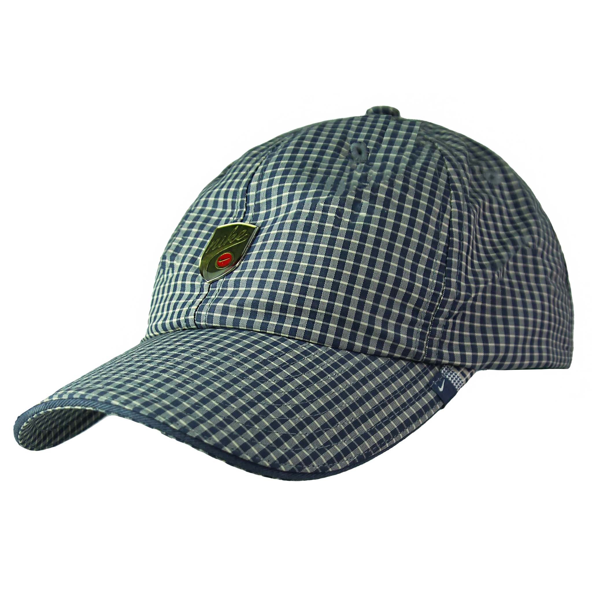 Nike Retro Checkered Mens Blue Cap - One Size