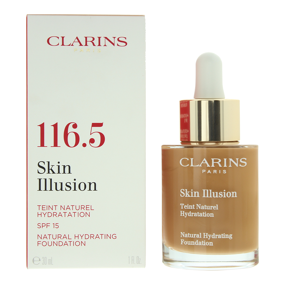 Clarins Womens Skin Illusion Natural Hydrating Foundation 30ml 116.5 Coffee - NA - One Size