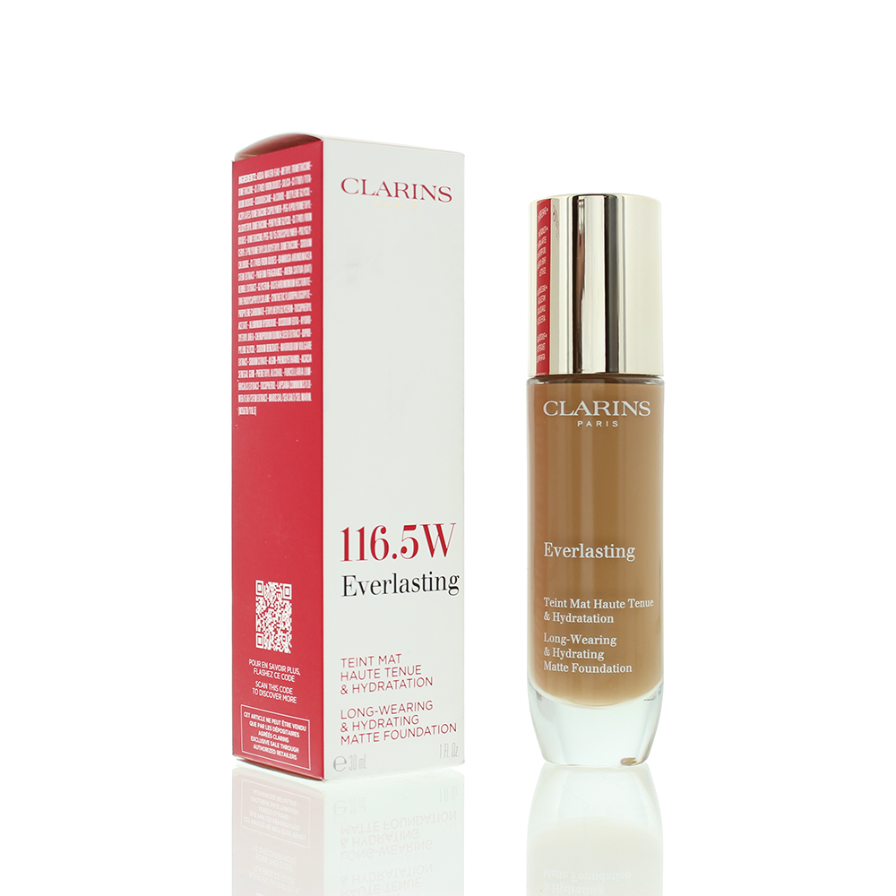 Clarins Womens Everlasting Long Wearing & Hydrating Foundation 30ml 116.5W Coffee - NA - One Size